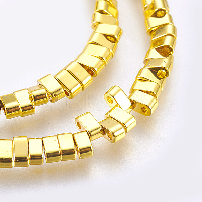 Electroplated Non-magnetic Synthetic Hematite Beads Strands X-G-E495-11B-02-1