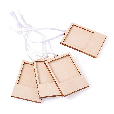 Wooden Mini Hanging Photo Frame for Children DIY-TA0012-93A-1