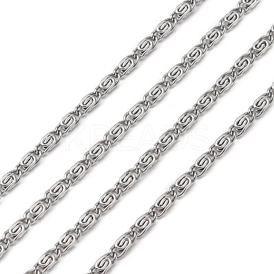 Tarnish Resistant 304 Stainless Steel Lumachina Chains CHS-R009-14-1
