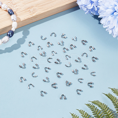 160Pcs 4 Styles 304 Surgical Stainless Steel Wire Guardian and Protectors STAS-ME0002-19-1