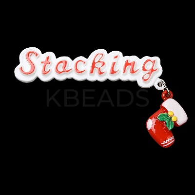 Christmas Theme Opaque Resin Cabochons CRES-D011-01A-1
