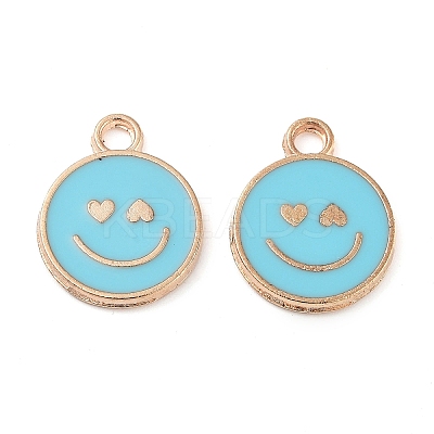 Alloy Enamel Pendants PALLOY-S192-04G-03-1