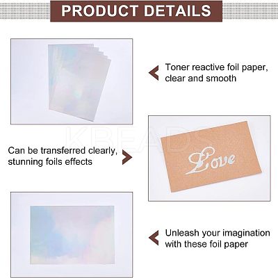 A4 Hot Foil Stamping Paper DIY-WH0193-03C-1