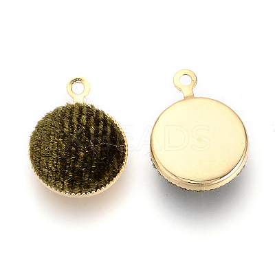 Handmade Velours Covered Pendants WOVE-R101-B01-1