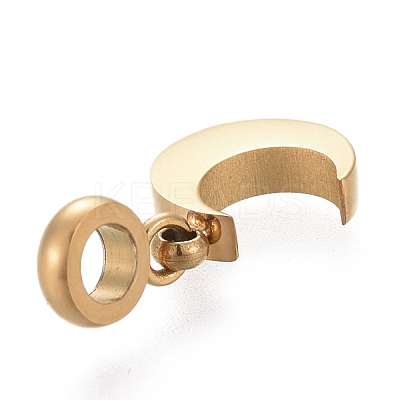 Ion Plating(IP) 304 Stainless Steel Charms STAS-F259-014G-1