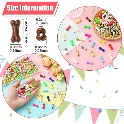 150Pcs 3 Styles Bone Beads  Kits DIY-YW0011-23-1