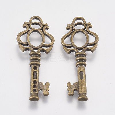 Tibetan Style Pendant Pave Cabochon Settings LS-TIBEB-23250-AB-NR-1