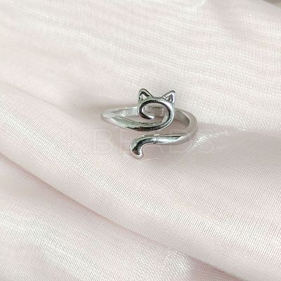 Alloy Open Cuff Rings for Women FS-WG27D4E-01-1