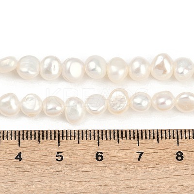 Natural Cultured Freshwater Pearl Beads Strands PEAR-P064-19G-08A-1