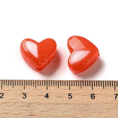 Imitation Jelly Acrylic Opaque Beads SACR-R741-01A-1
