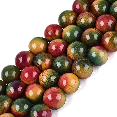 Natural Agate Beads Strands G-Q606-106B-1