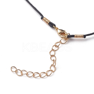 Natural Rose Quartz Beaded Necklaces NJEW-JN03099-03-1