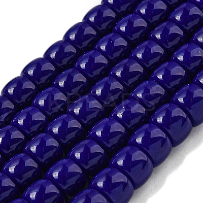 Opaque Glass Beads Strands GLAA-NH0002-B01-1