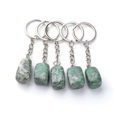 Natural Jade Keychain G-Q484-D04-1