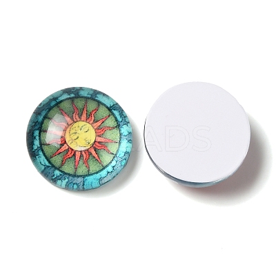 Glass Cabochons GLAA-B011-08-1