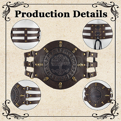 PU Leather Waist Chains for Women AJEW-WH20067-001AG-01-1