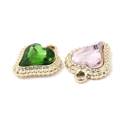 UV Plating Golden Alloy Pendants PALLOY-A004-02G-1