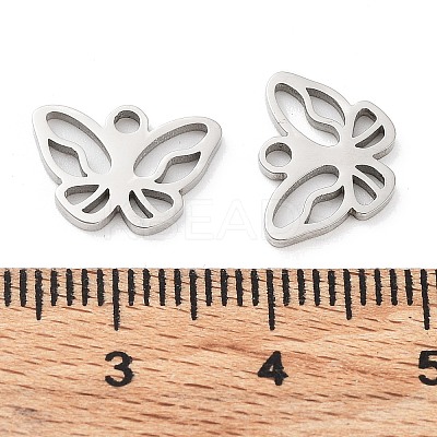 Non-Tarnish 316 Surgical Stainless Steel Charms STAS-Q314-12P-1