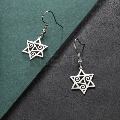 304 Stainless Steel Dangle Earrings FS-WGD23E6-01-1