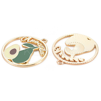 Alloy Enamel Pendants LS-ENAM-S126-114-NR-1