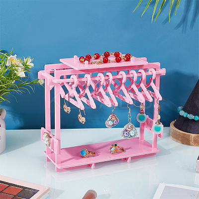 Opaque Acrylic Earring Display Stands EDIS-WH0035-19A-1