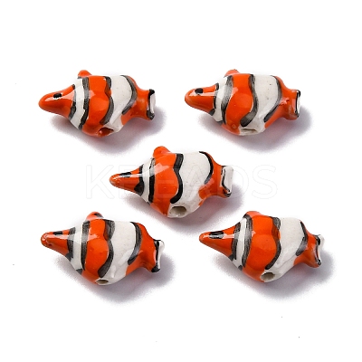 Handmade Porcelain Beads PORC-R002-02F-1