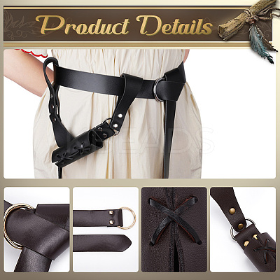 Medieval Retro Sword Holster AJEW-WH20006-75B-1