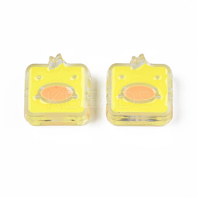 Transparent Acrylic Beads ACRC-S039-09C-1