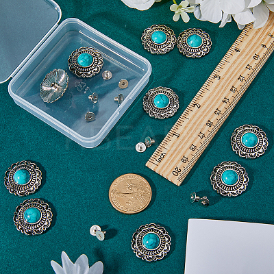10 Sets Zinc Alloy Buttons BUTT-GF0001-35-1