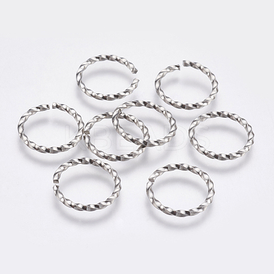 Tarnish Resistant 304 Stainless Steel Open Jump Rings STAS-G174-02P-1