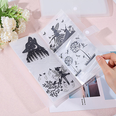 1 Grid Transparent PP Plastic Photocard Storage Albums AJEW-WH0419-72B-1