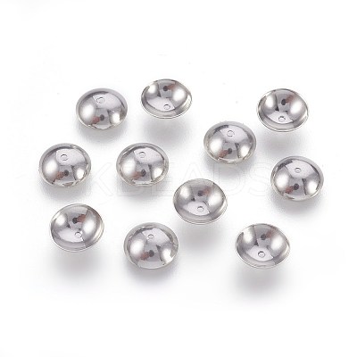 Non-Tarnish 201 Stainless Steel Bead Caps LS-X-STAS-F188-16P-1