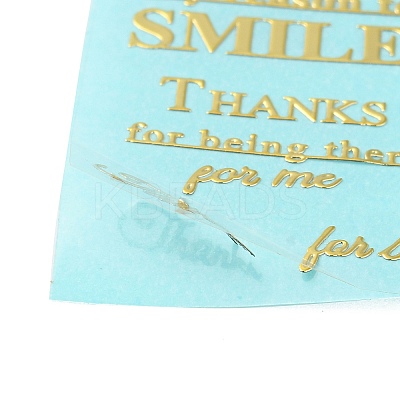 Brass Self-Adhesive Picture Stickers LS-DIY-C059-01B-1