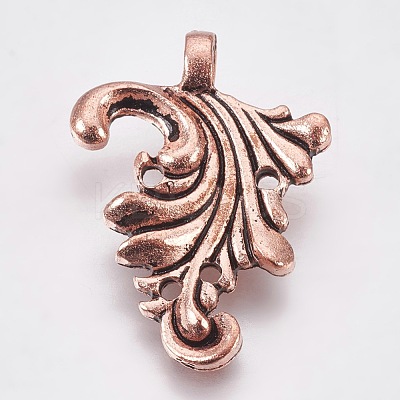 Eco-Friendly Zinc Alloy Hook Clasps PALLOY-WH0031-03R-1