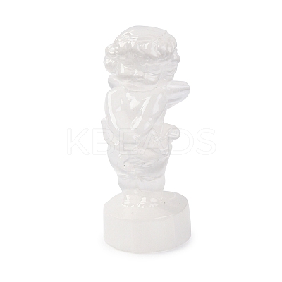 Natural Selenite Figurines DJEW-Q006-01F-1