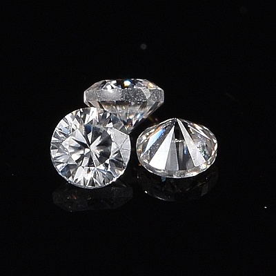 White D Color Round Cut Loose Moissanite Stones RGLA-WH0016-01N-1