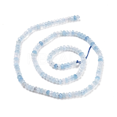 Natural Aquamarine Beads Strands G-H278-01B-1