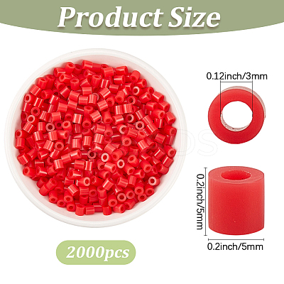 2000Pcs PE DIY Melty Beads Fuse Beads Refills DIY-SP0004-73B-1