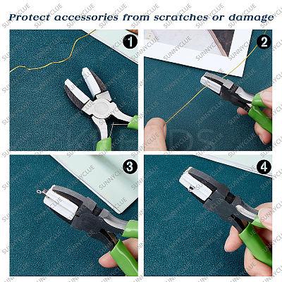 2Pcs 2 Style Jewelry Pliers Kit PT-SC0001-58-1