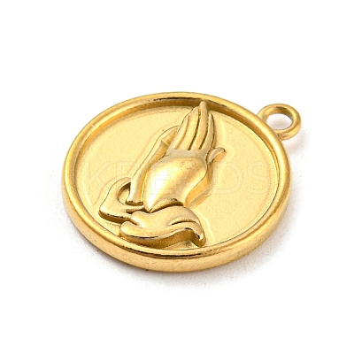 304 Stainless Steel Pendants STAS-C082-04G-1