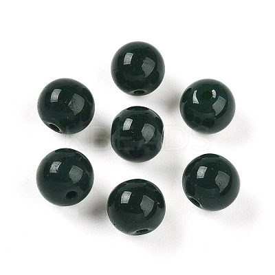 Opaque Solid Color Glass Beads LS-GLAA-N007-8mm-A05-1