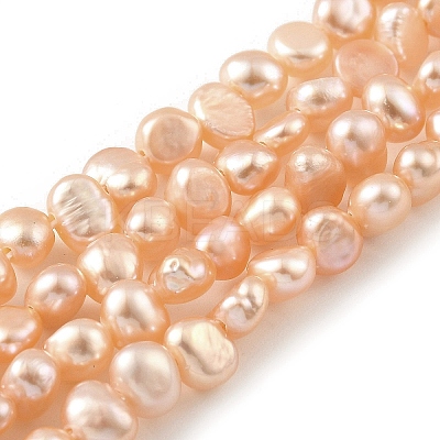 Natural Cultured Freshwater Pearl Beads Strands PEAR-A006-02D-X-1