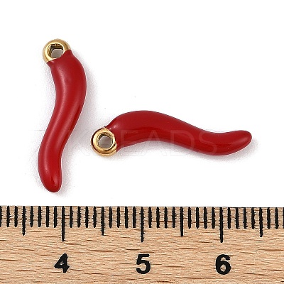 Ion Plating(IP) 304 Stainless Steel Enamel Pendants LS-STAS-Z094-01C-1