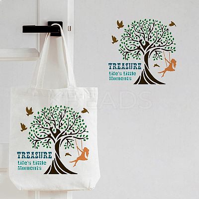 Plastic Reusable Drawing Painting Stencils Templates DIY-WH0172-232-1