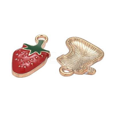60Pcs 30 Styles Alloy Enamel Pendants ENAM-LS0001-03LG-1