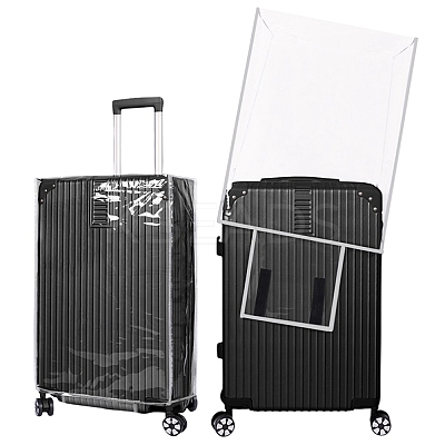 Transparent PVC Luggage Cover AJEW-WH20080-52O-1