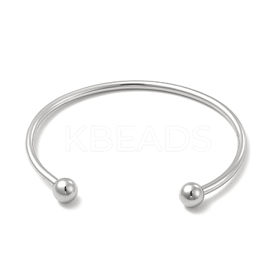 Tarnish Resistant Classic 201 Stainless Steel Cuff Bangles for Women BJEW-P289-01P-1