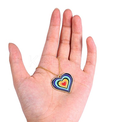 10Pcs 2 Colors Alloy Enamel Pendants ENAM-SZ0001-58-1