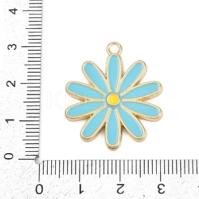 Alloy Enamel Pendants ENAM-H002-02G-04-1