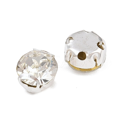 Flat Round Sew on Rhinestone Montee Beads STAS-B107-01D-01S-1
